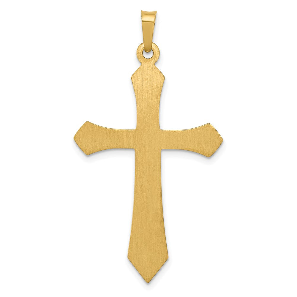 FJC Finejewelers 14 kt Yellow Gold Polished Passion Cross Charm 39 x 21 mm