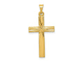 FJC Finejewelers 14 kt Yellow Gold Polished Latin Cross Charm 31 x 15 mm