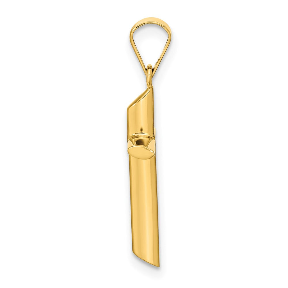 FJC Finejewelers 14 kt Yellow Gold Polished Cross Charm 25 x 12 mm