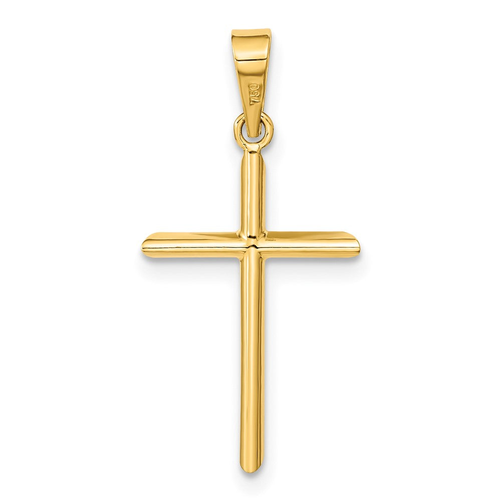 FJC Finejewelers 14 kt Yellow Gold Polished Cross Charm 25 x 12 mm