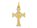 FJC Finejewelers 14 kt Yellow Gold Celtic Cross Charm 18 x 10 mm