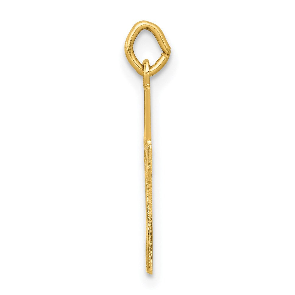 FJC Finejewelers 14 kt Yellow Gold Cross Charm 18 x 10 mm
