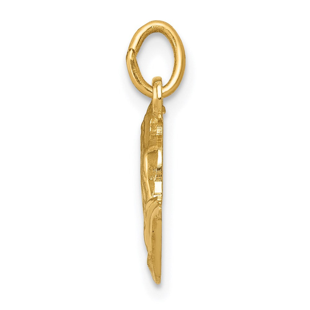 FJC Finejewelers 14 kt Yellow Gold Praying Hands Charm 17 x 12 mm