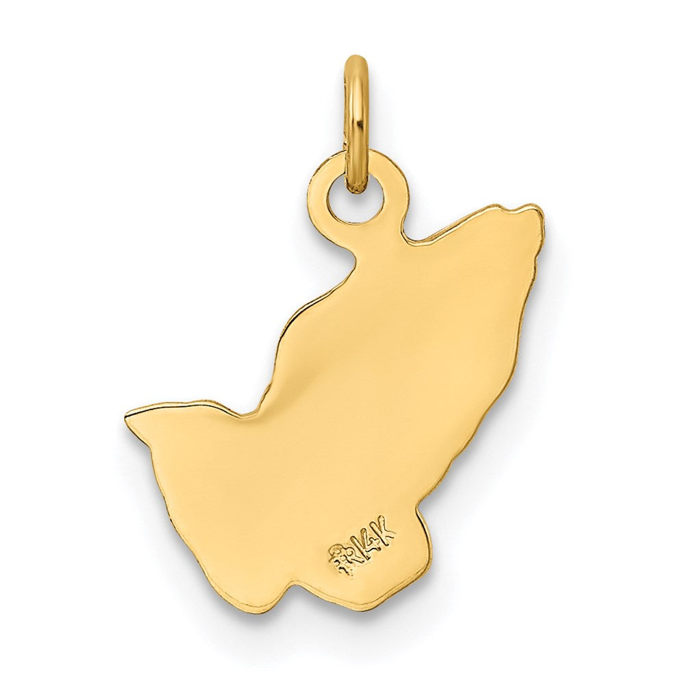 FJC Finejewelers 14 kt Yellow Gold Praying Hands Charm 17 x 12 mm