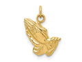 FJC Finejewelers 14 kt Yellow Gold Praying Hands Charm 17 x 12 mm
