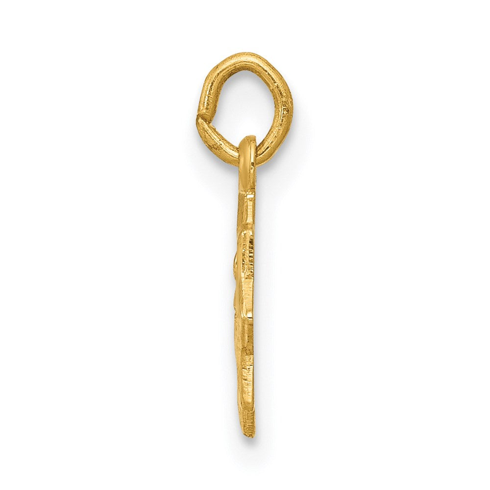 FJC Finejewelers 14 kt Yellow Gold Blessed Mary Charm 14 x 9 mm