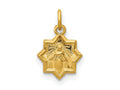FJC Finejewelers 14 kt Yellow Gold Blessed Mary Charm 14 x 9 mm