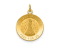 FJC Finejewelers 14 kt Yellow Gold Our Lady of Loreto Medal Charm 20 x 15 mm