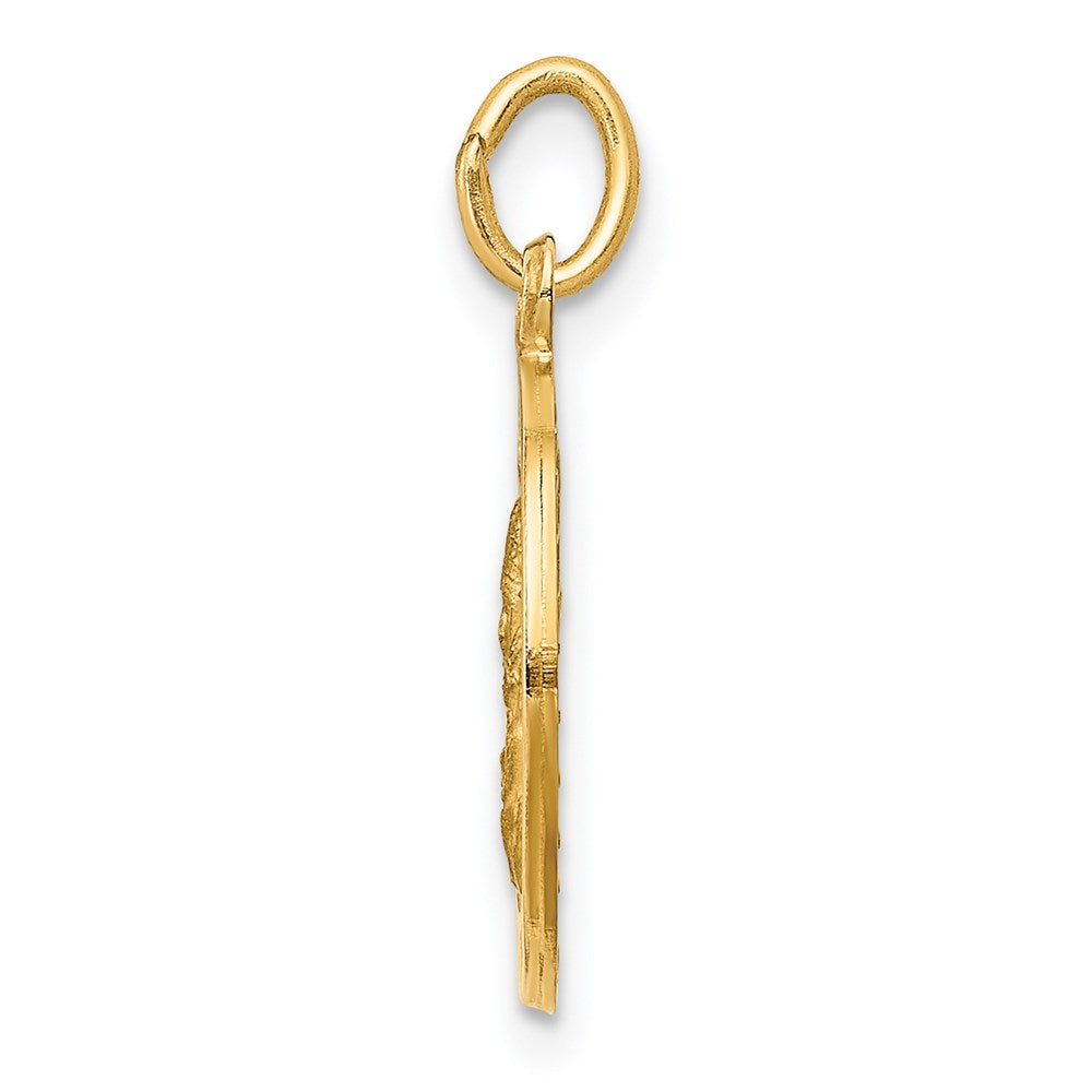FJC Finejewelers 14 kt Yellow Gold Matka Boska Medal Charm 19 x 15 mm