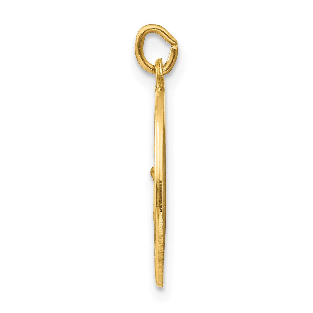 FJC Finejewelers 14 kt Yellow Gold Infant of Prague Medal Charm 19 x 15 mm