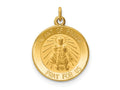 FJC Finejewelers 14 kt Yellow Gold Infant of Prague Medal Charm 19 x 15 mm