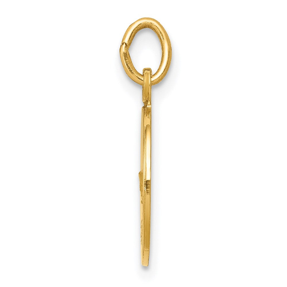 FJC Finejewelers 14 kt Yellow Gold Confirmation Charm 18 x 12 mm