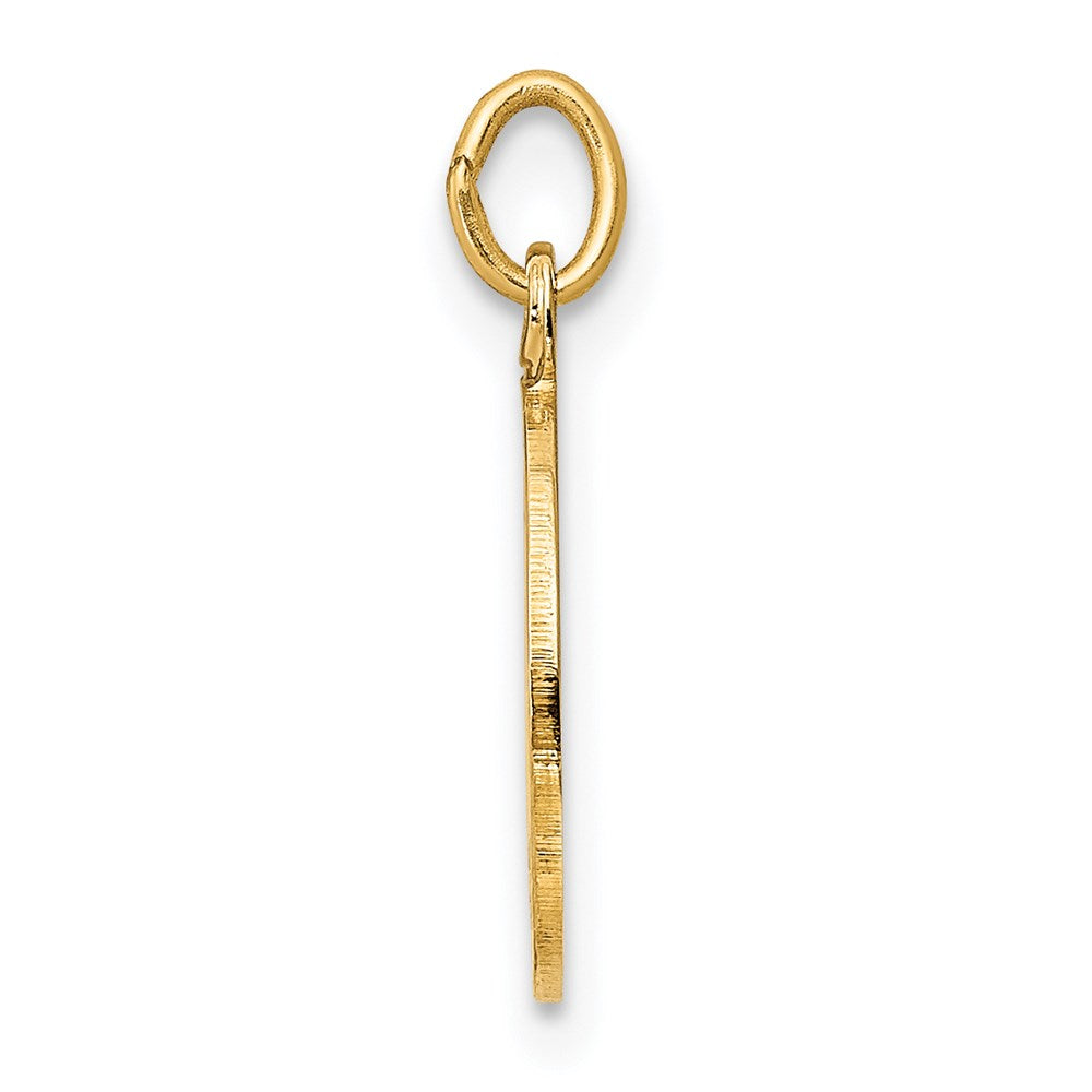 FJC Finejewelers 14 kt Yellow Gold Confirmation Charm 17 x 12 mm