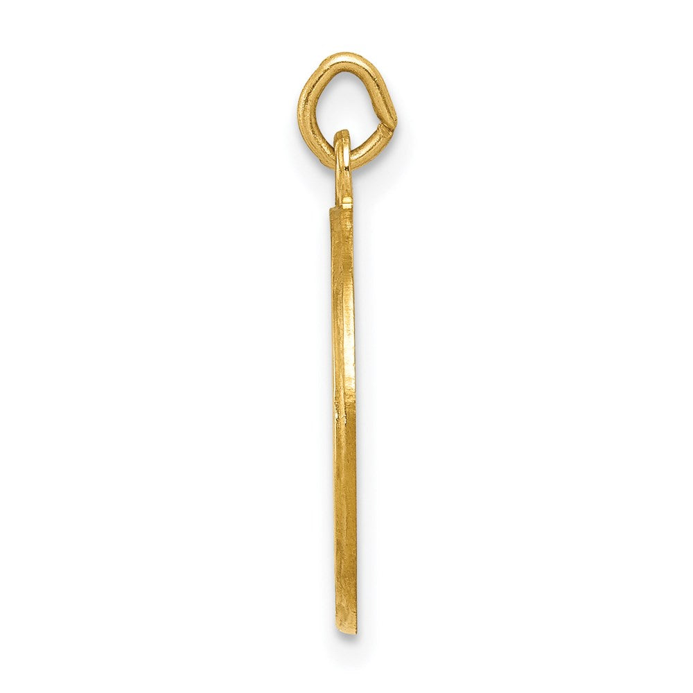 FJC Finejewelers 14 kt Yellow Gold Confirmation Medal Charm 20 x 15 mm