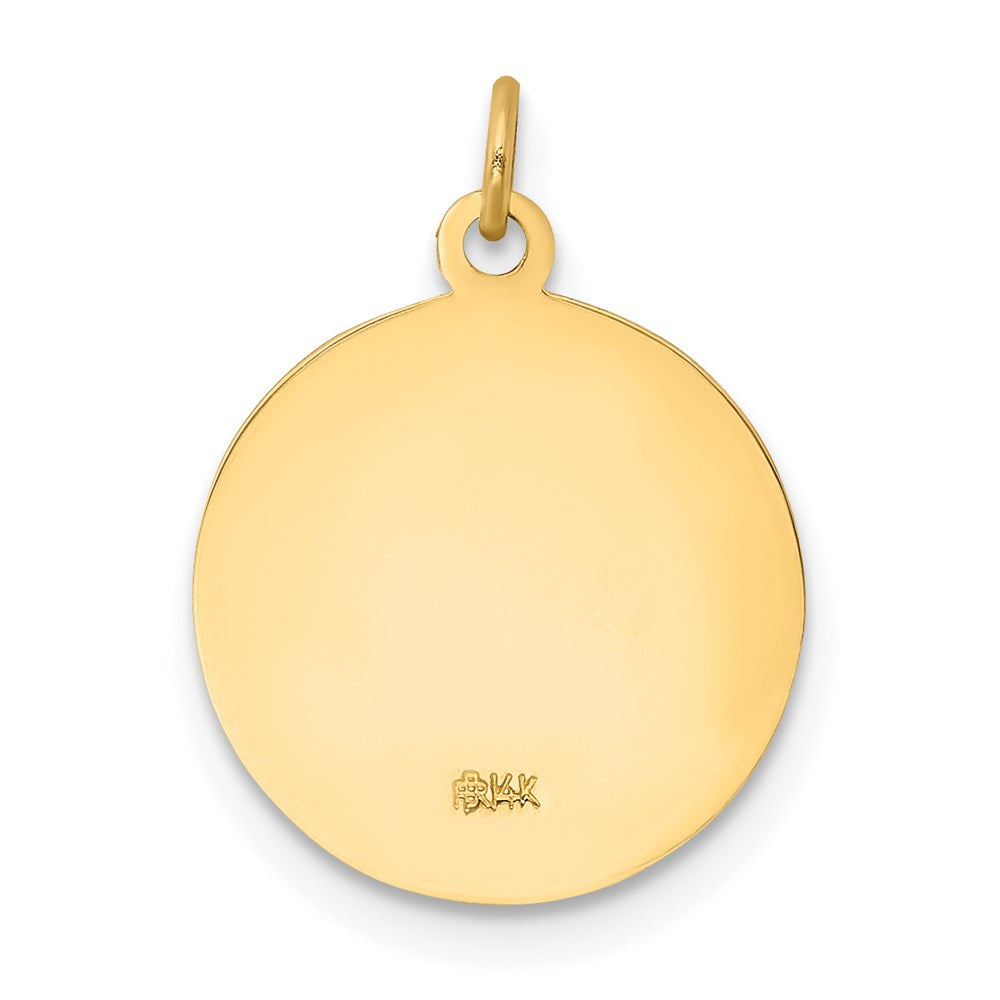 FJC Finejewelers 14 kt Yellow Gold First Holy Communion Charm 20 x 15 mm