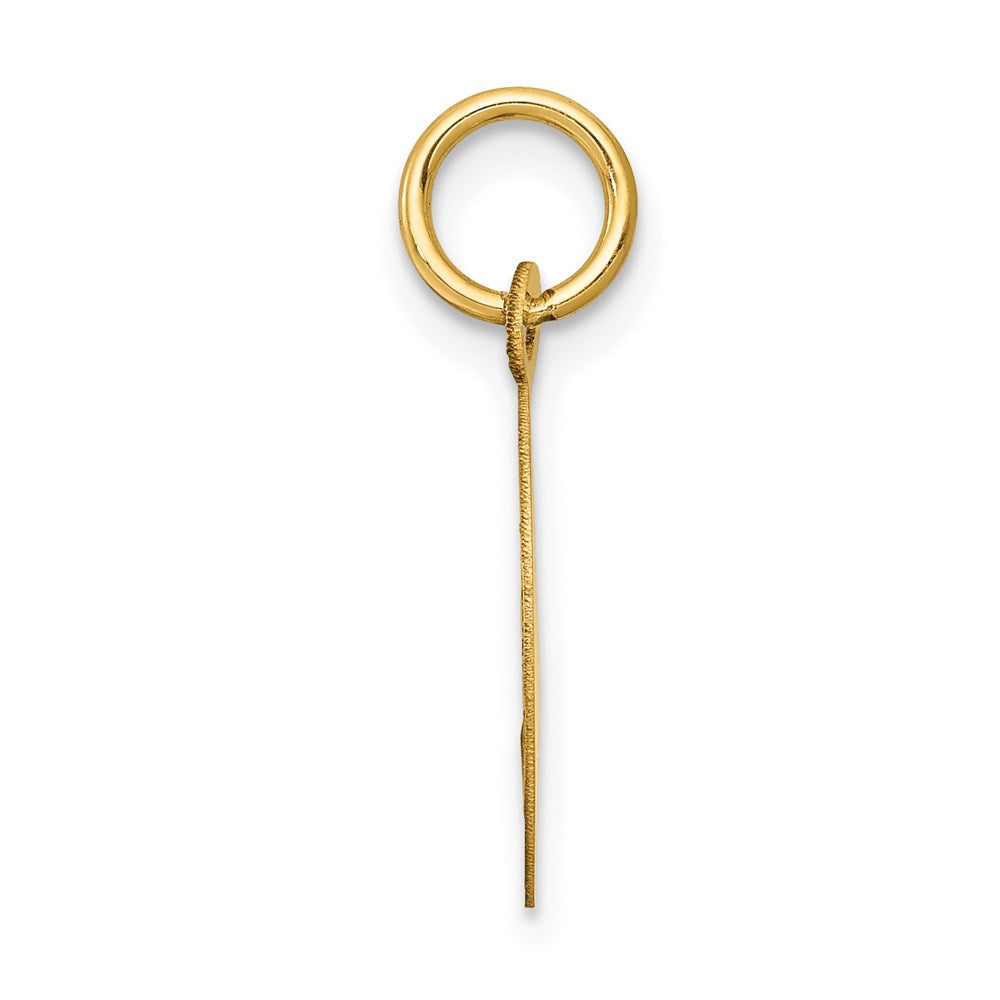 FJC Finejewelers 14 kt Yellow Gold Holy Communion Disc Charm 20 x 13 mm