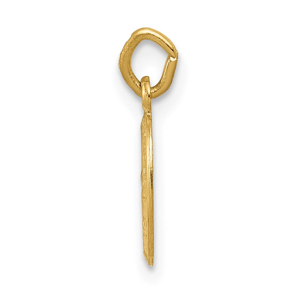 FJC Finejewelers 14 kt Yellow Gold Saint Christopher Medal Charm 13 x 6 mm