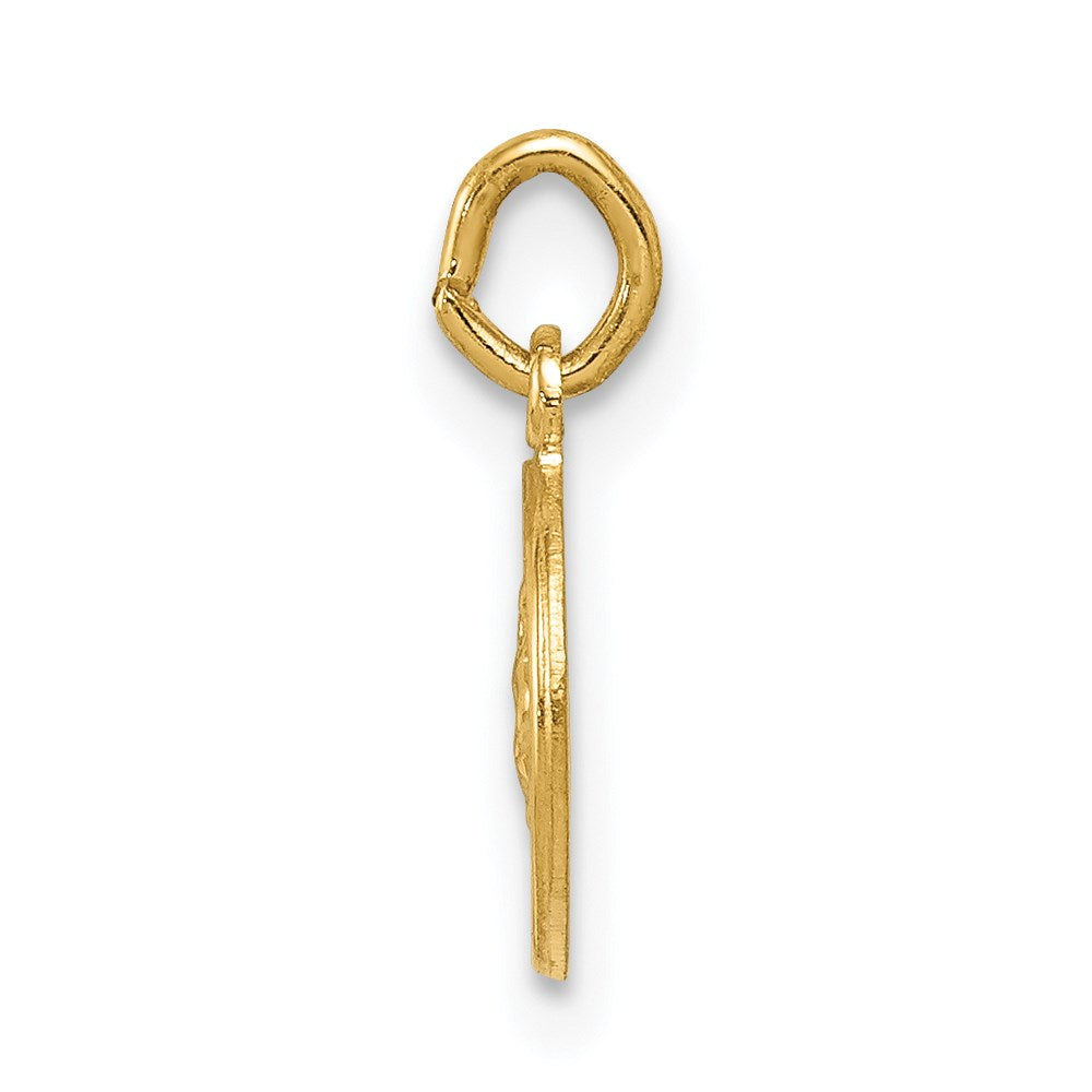 FJC Finejewelers 14 kt Yellow Gold Saint Christopher Medal Charm 13 x 8 mm