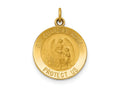 FJC Finejewelers 14 kt Yellow Gold Guardian Angel Medal Charm 18 x 14 mm