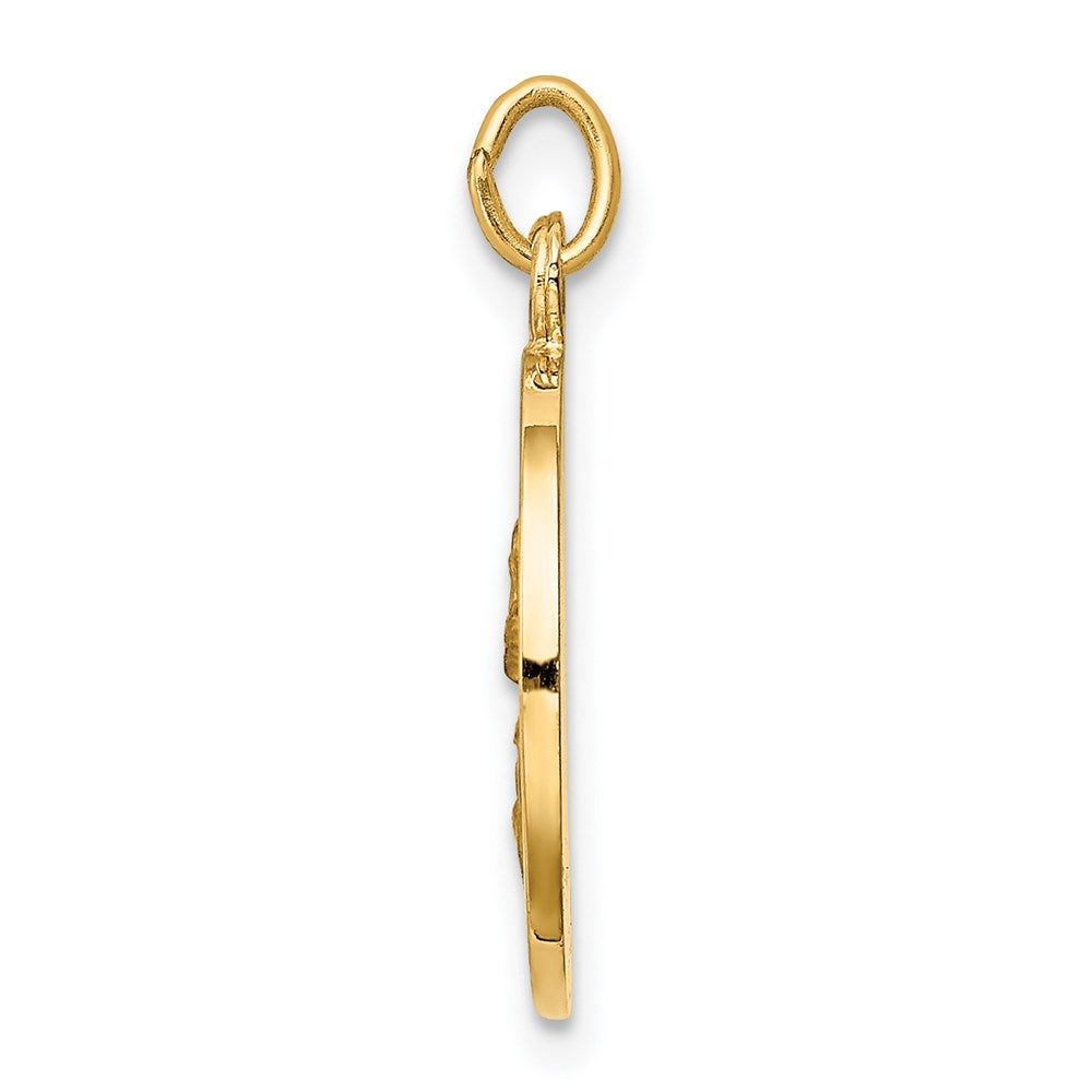 FJC Finejewelers 14 kt Yellow Gold Saint Paul Medal Charm 23 x 15 mm