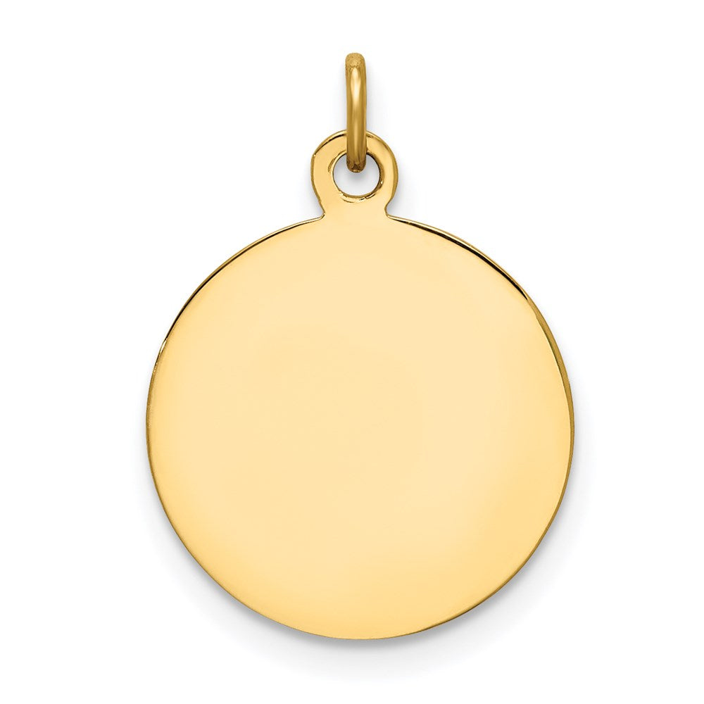 FJC Finejewelers 14 kt Yellow Gold Saint Paul Medal Charm 23 x 15 mm
