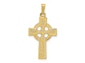 FJC Finejewelers 14 kt Yellow Gold Celtic Cross Charm 32 x 16 mm