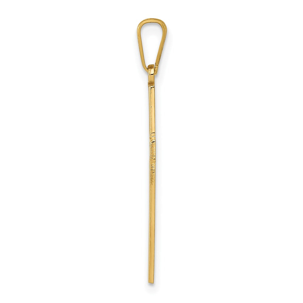 FJC Finejewelers 14 kt Yellow Gold Cross Charm 29 x 15 mm