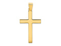 FJC Finejewelers 14 kt Yellow Gold Polished Cross Charm 43 x 23 mm