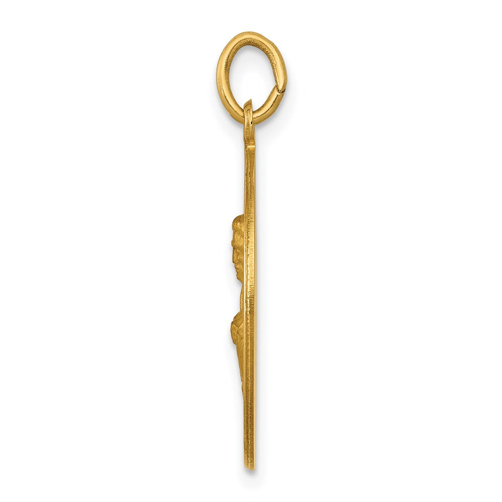 FJC Finejewelers 14 kt Yellow Gold Saint John Medal Charm 26 x 19 mm