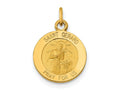 FJC Finejewelers 14 kt Yellow Gold Saint Gerard Medal Charm 17 x 12 mm