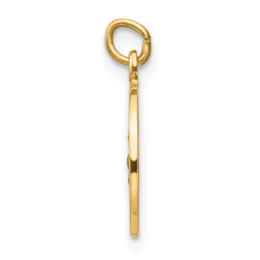 FJC Finejewelers 14 kt Yellow Gold Saint Roch Medal Charm 19 x 12 mm
