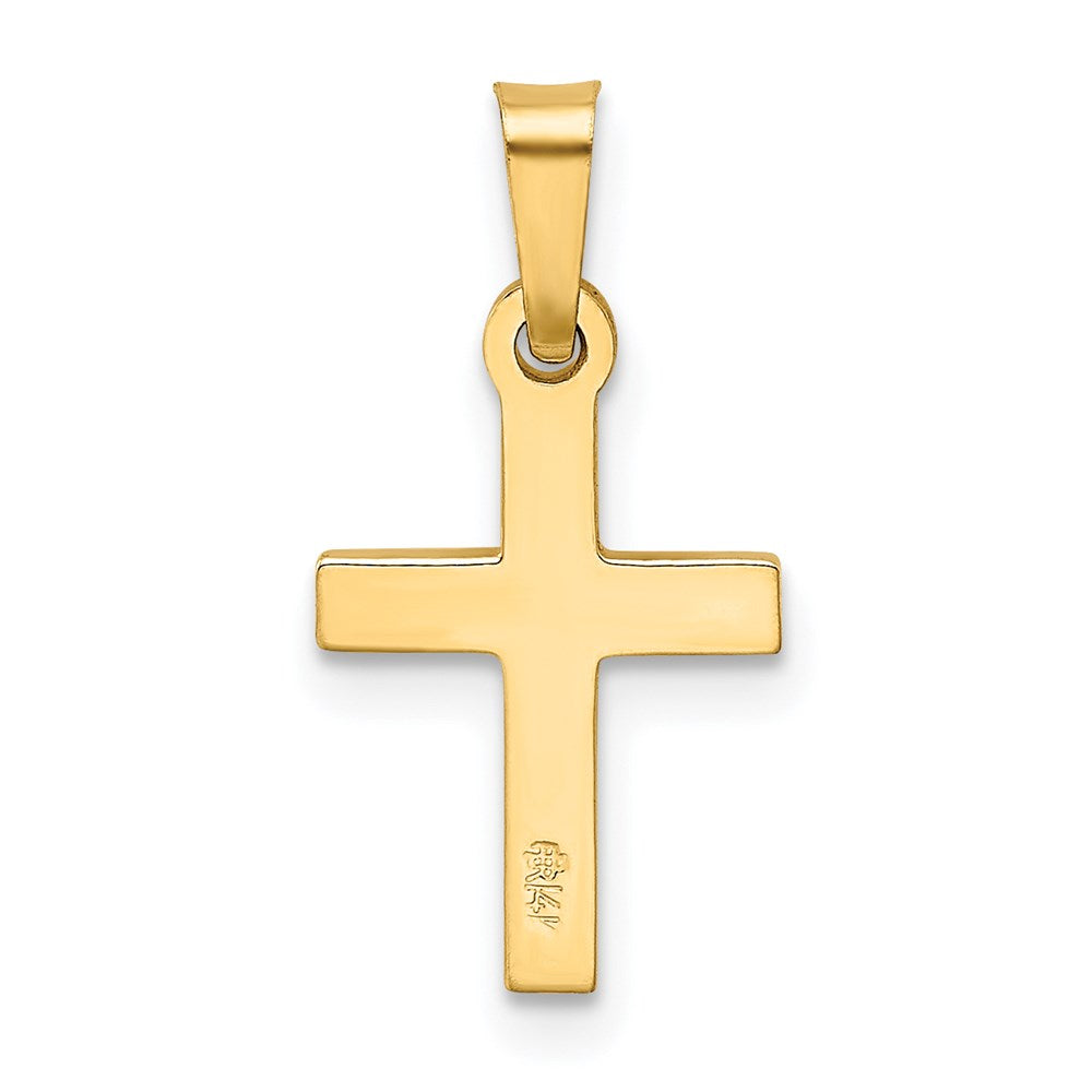 FJC Finejewelers 14 kt Yellow Gold Cross Charm 21 x 10 mm