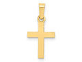 FJC Finejewelers 14 kt Yellow Gold Cross Charm 21 x 10 mm