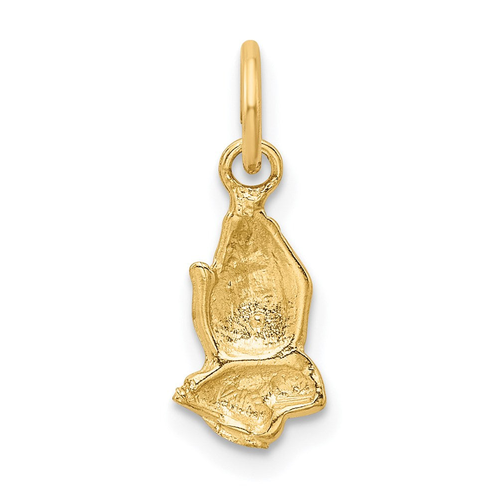 FJC Finejewelers 14 kt Yellow Gold Praying Hands Charm 16 x 9 mm