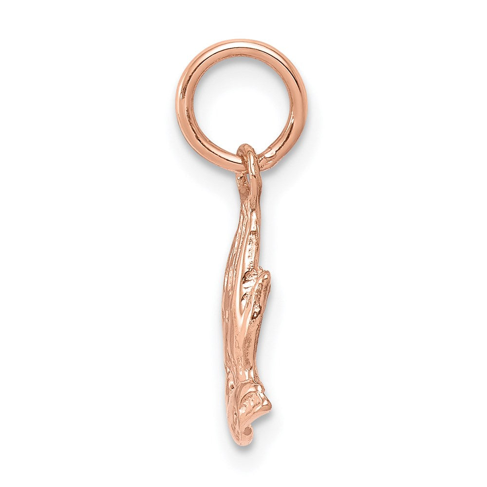 FJC Finejewelers 14 kt Rose Gold Praying Hands Charm 17 mm x 6 mm