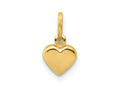 FJC Finejewelers 14 kt Yellow Gold Polished 3-D Puffed Heart Charm 11 x 6 mm