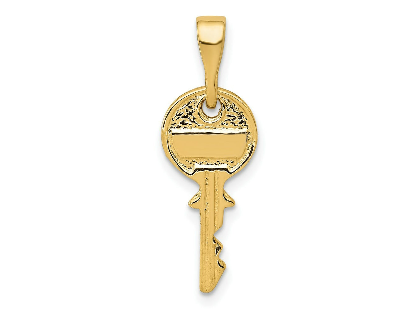 FJC Finejewelers 14 kt Yellow Gold Polished Key Charm