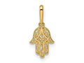FJC Finejewelers 14 kt Yellow Gold Hamsa Charm 7 mm