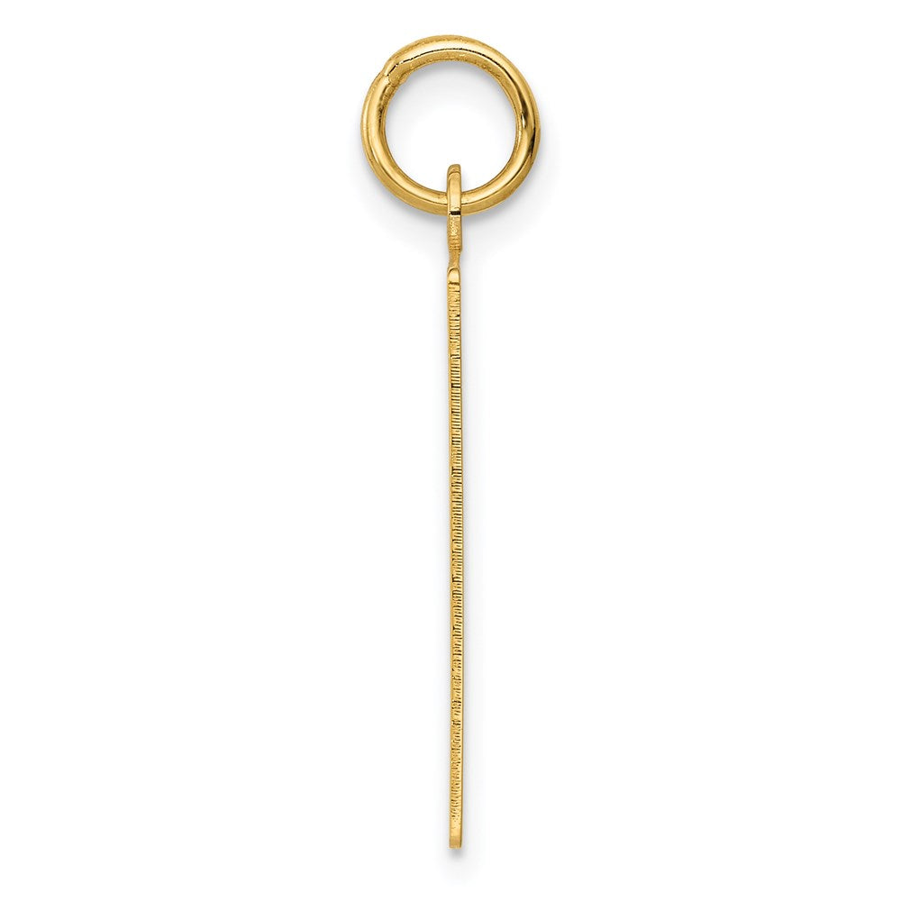 FJC Finejewelers 14 kt Yellow Gold Friday the First Day Calendar Charm 26 x 22 mm