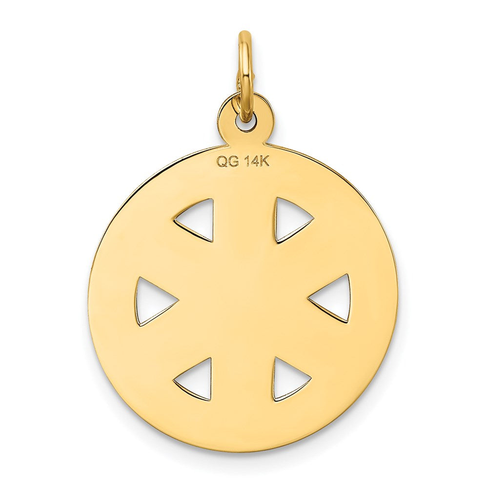 FJC Finejewelers 14 kt Yellow Gold Medium PARAMEDIC Medical Charm 26 x 19 mm