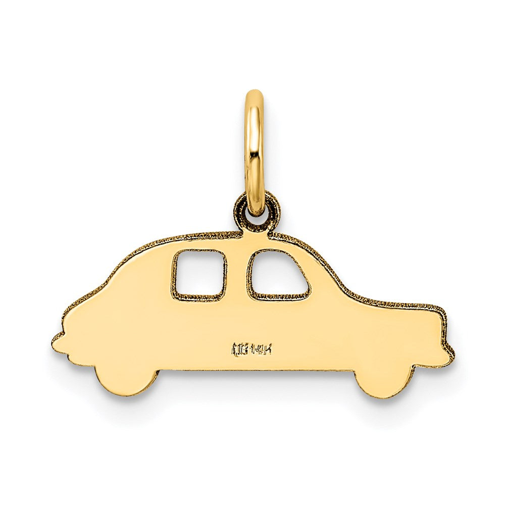 FJC Finejewelers 14 kt Yellow Gold Compact Car Charm 15 x 19 mm