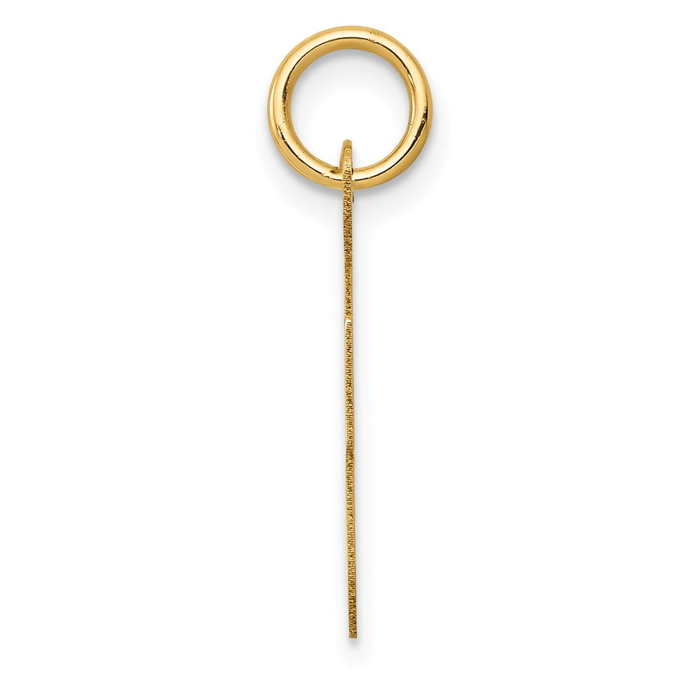 FJC Finejewelers 14 kt Yellow Gold Medium Script Letter F Initial Charm