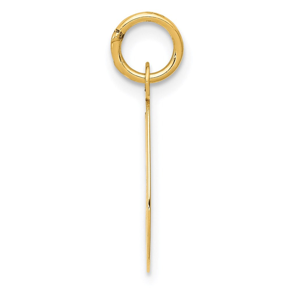 FJC Finejewelers 14 kt Yellow Gold Medium Script Letter G Initial Charm