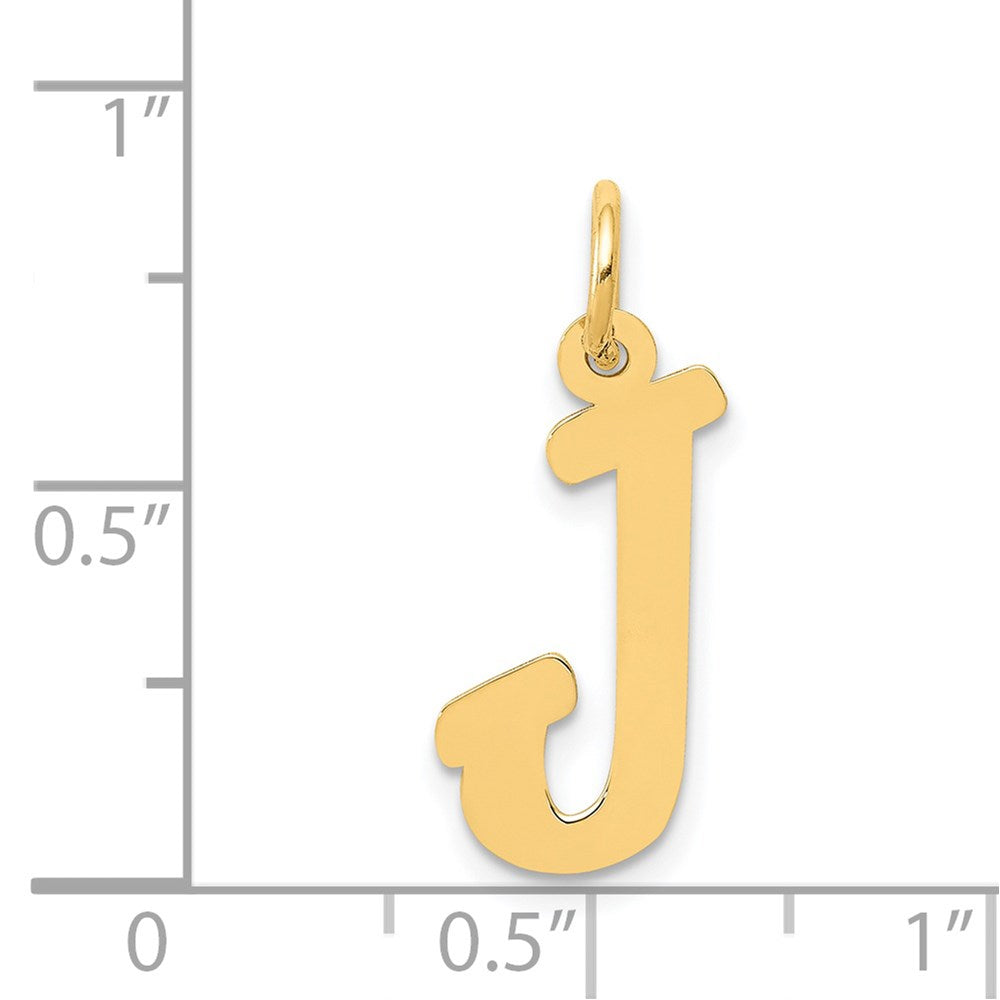 FJC Finejewelers 14 kt Yellow Gold Medium Script Letter J Initial Charm