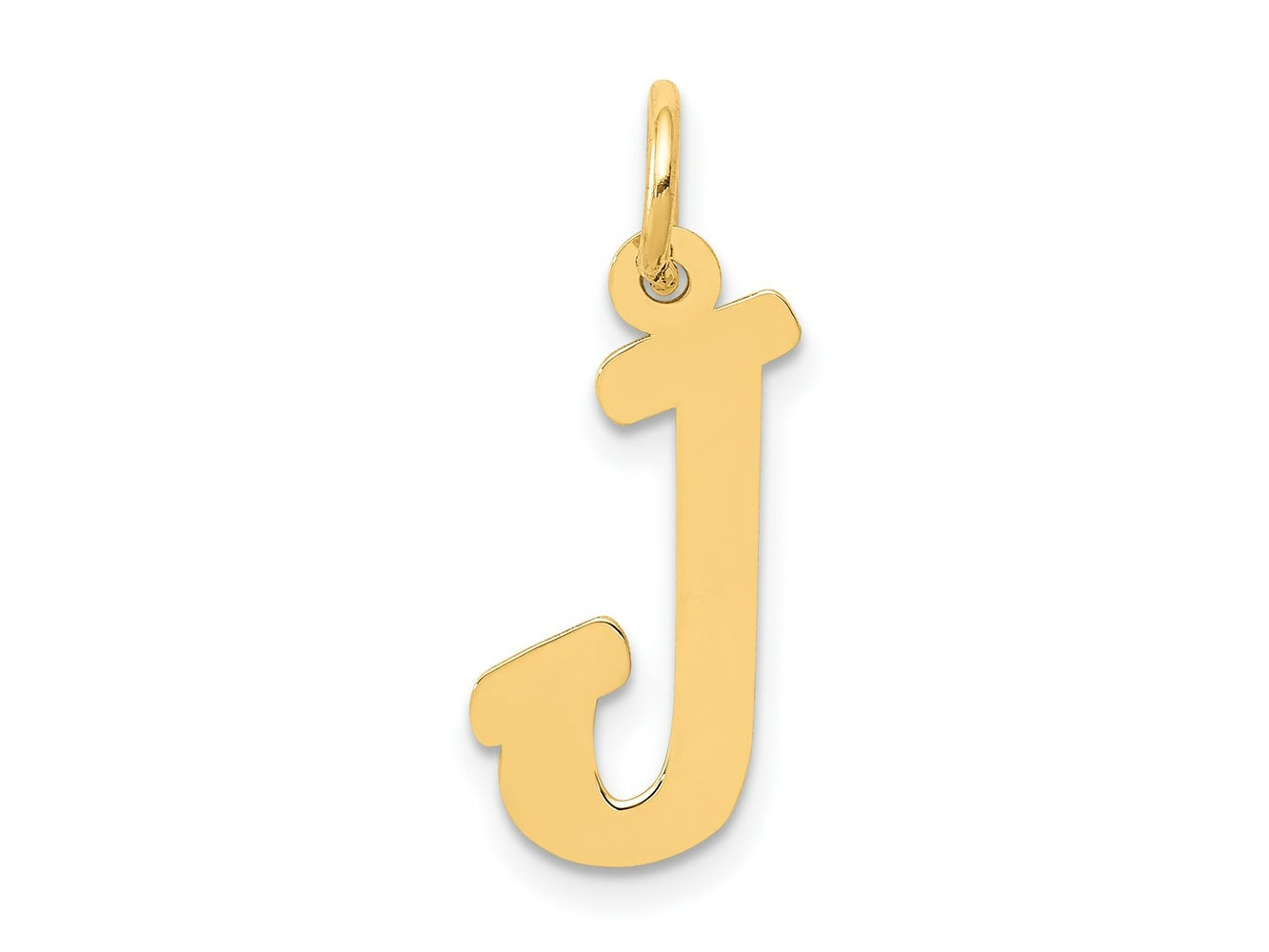 FJC Finejewelers 14 kt Yellow Gold Medium Script Letter J Initial Charm