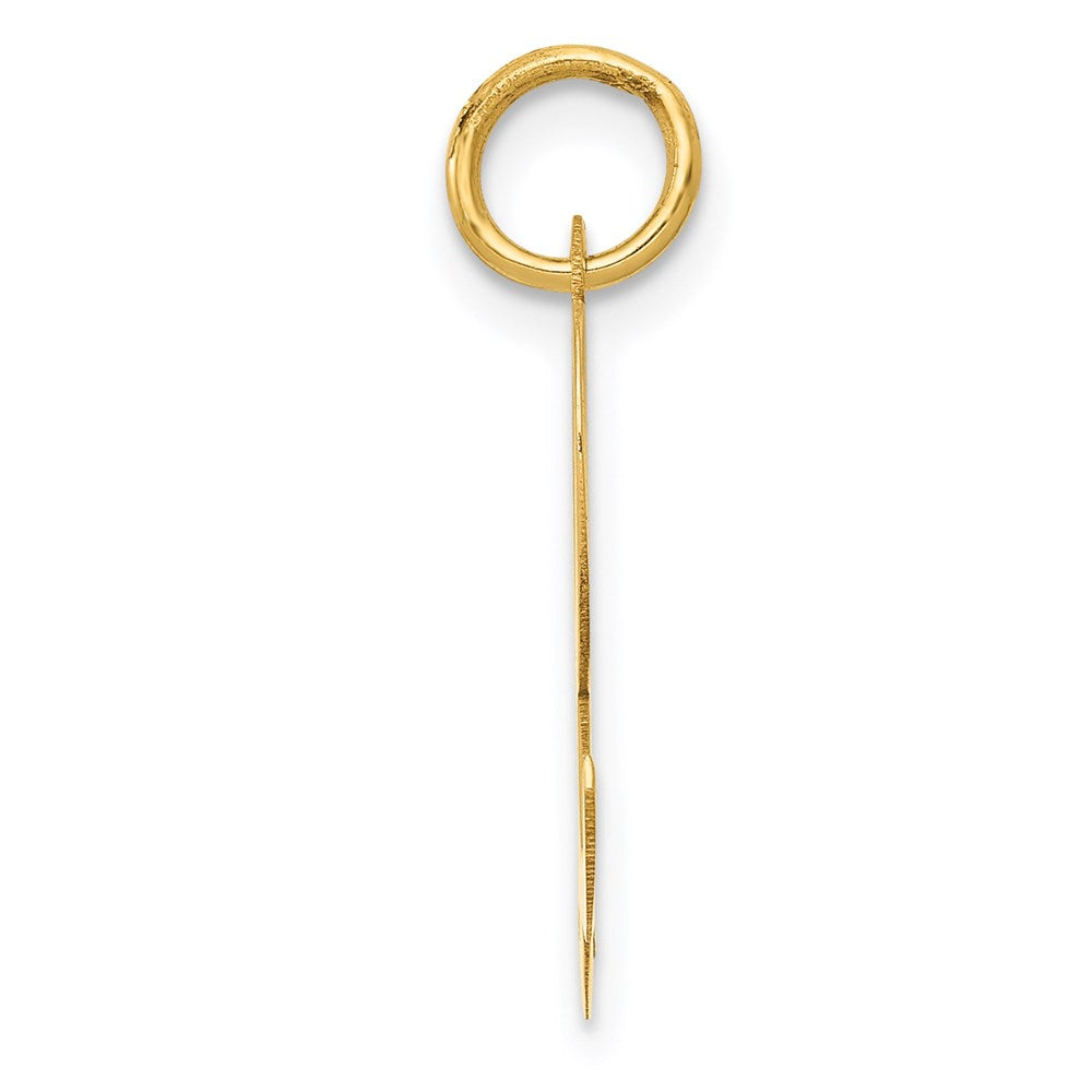 FJC Finejewelers 14 kt Yellow Gold Medium Script Letter L Initial Charm