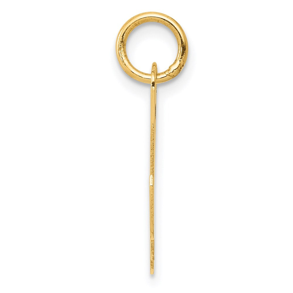 FJC Finejewelers 14 kt Yellow Gold Medium Script Letter M Initial Charm