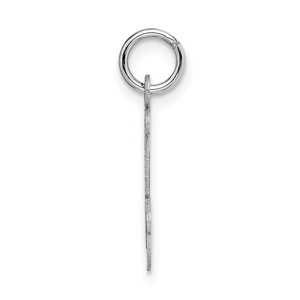 FJC Finejewelers 14 kt White Gold Medium Script Letter J Initial Charm