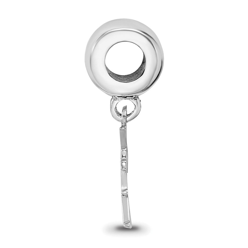 LogoArt  925 Sterling Silver Zeta Tau Alpha Vertical Letters Bead