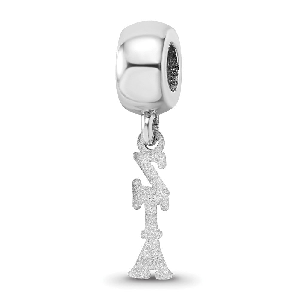 LogoArt  925 Sterling Silver Zeta Tau Alpha Vertical Letters Bead